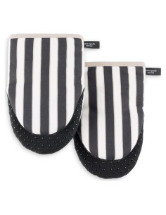 Set de 2 Mini Manoplas de Horno Kate Spade 14x20 cm Rayas