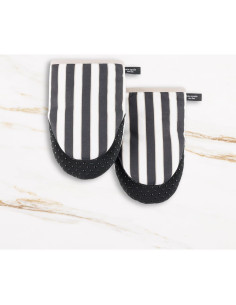 Set de 2 Mini Manoplas de Horno Kate Spade 14x20 cm Rayas 2