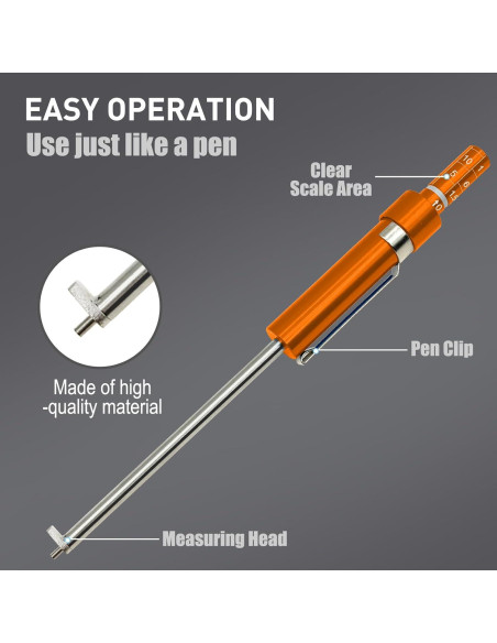 Medidor de Espesor de Pastillas de Freno THIKPO 1.5-11mm