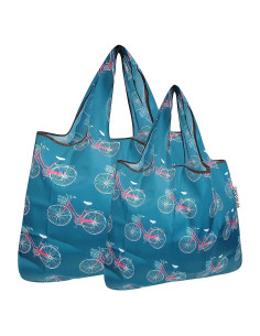 Conjunto de 2 Bolsas Reutilizables Allydrew Nylon Plegables