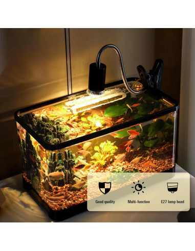 Paquete de 4 bombillas de calor UVA 25W Abustle Pig para reptiles