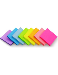 Notas Adhesivas Cuadradas Winner Aura 5x5 cm 24 Colores Brillantes 2