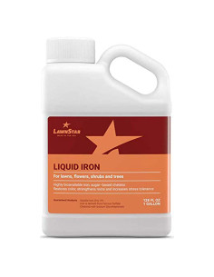 Hierro Líquido Quelado LawnStar 1 Galón - Multiusos para Plantas