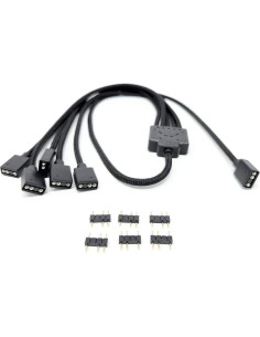 Cable Divisor ARGB 70cm Micro Connectors 1 a 5 con Manguito 2