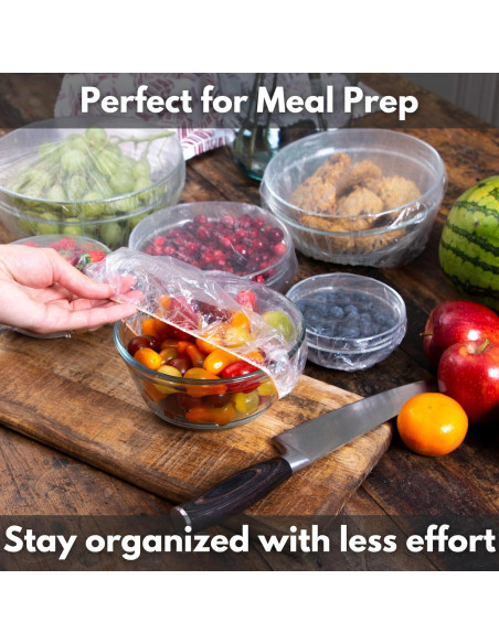 20 Cubiertas de Plástico Reutilizables Kitchen Strong Medianas