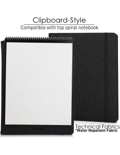 Funda Folio Kaitiaki Negra Tamaño Carta A4 Impermeable 2