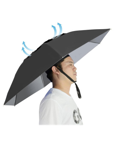 Sombrero Paraguas Plegable NEW-Vi 95 cm Ajustable UV 50+