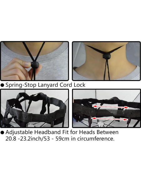 Sombrero Paraguas Plegable NEW-Vi 95 cm Ajustable UV 50+