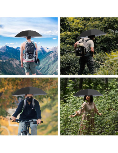 Sombrero Paraguas Plegable NEW-Vi 95 cm Ajustable UV 50+