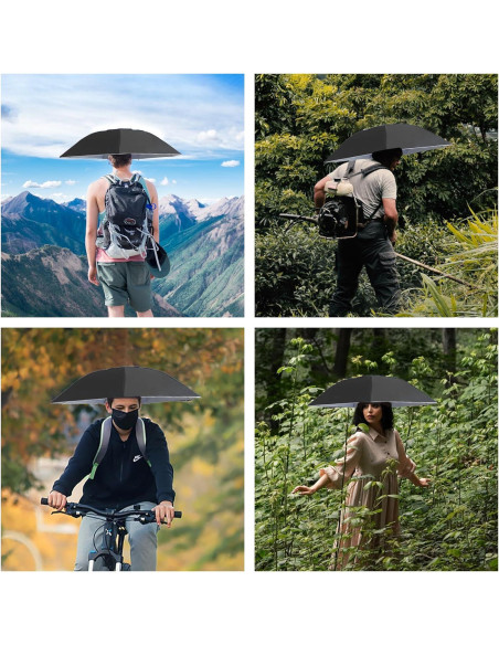 Sombrero Paraguas Plegable NEW-Vi 95 cm Ajustable UV 50+