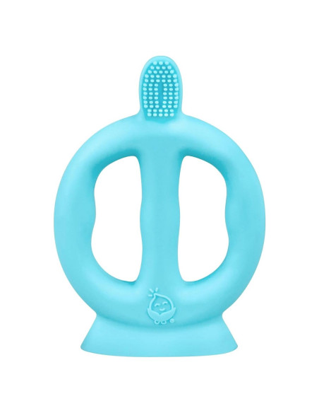 Cepillo de Dientes de Aprendizaje Green Sprouts Aqua 100% Silicona