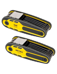 Juego de Llaves Hexagonales Plegables Titan 12774 16 Piezas