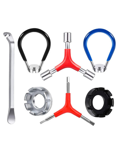 Kit de Herramientas de Radio de Bicicleta CHIVENIDO - 7 Piezas