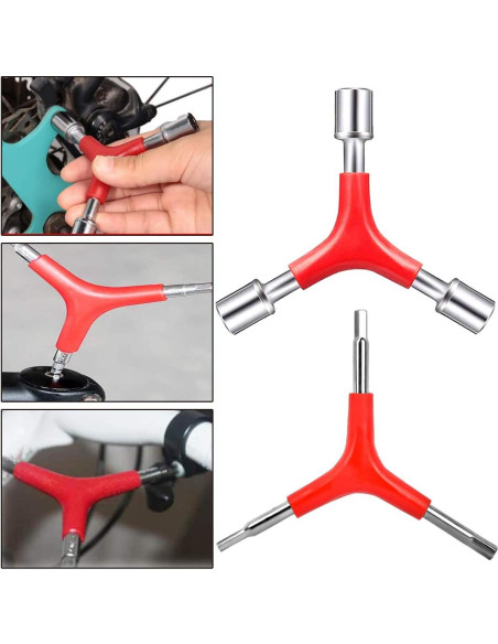 Kit de Herramientas de Radio de Bicicleta CHIVENIDO - 7 Piezas