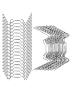 200 Clips de Invernadero de Acero Inoxidable Yaocom 7.5 cm