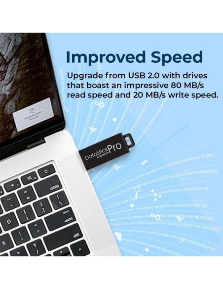 Centon DataStick Pro USB 3.2 Gen1 8 GB - Paquete de 5 Unidades