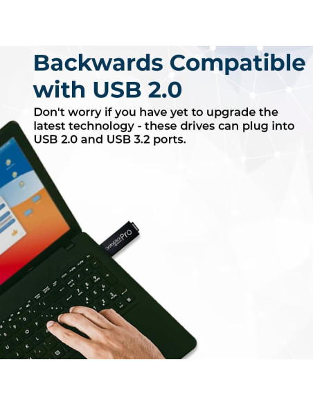 Centon DataStick Pro USB 3.2 Gen1 8 GB - Paquete de 5 Unidades