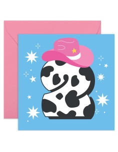 Tarjeta de Cumpleaños Niña 2 Años CENTRAL 23 con Stickers