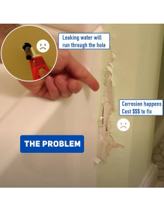 Sello de Respaldo para Grifo de Baño Welvzen 1/2" (12.7 mm) - Previene Filtraciones 2