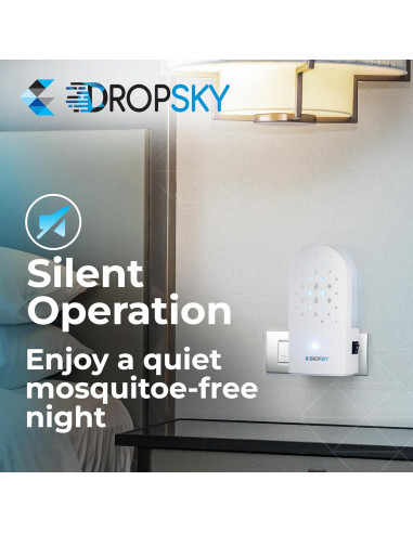 Trampa de Insectos Voladores Dropsky - Luz Enchufable Sin Olores