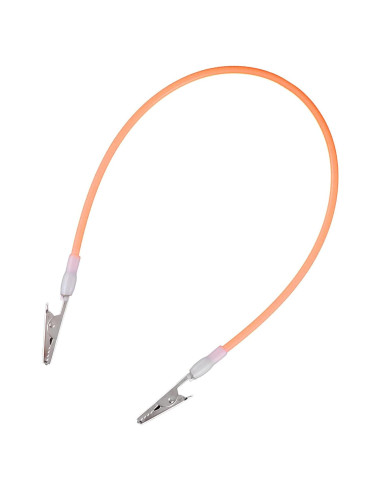 Sujetador de Servilleta Dental La Miere Naranja Neón Ajustable