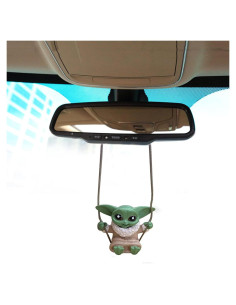 Colgante Decorativo para Espejo de Auto Alwoligag Yoda-C