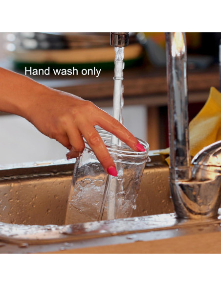 Pajitas Reutilizables Dakoufish 15.24 cm Transparentes - Set de 12