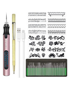 Bolígrafo Grabador Eléctrico Ryoma Oro Rosa Recargable