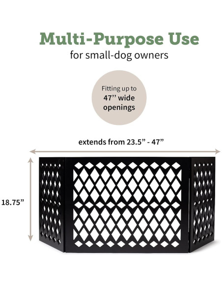 Puerta para Mascotas Plegable Hoovy 119.38x47.63 cm