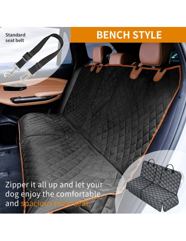 Funda de Asiento para Perro IVY&LANE Grande Impermeable 2-en-1