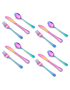 Juego de Cubiertos para Niños HaWare 12 Piezas Acero Inoxidable