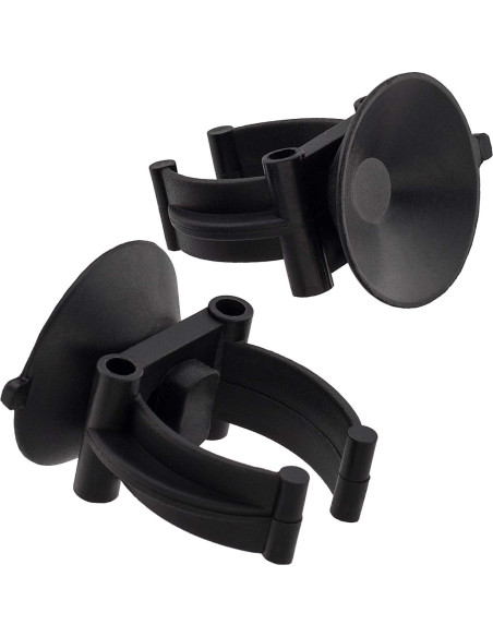 OIIKI 10 Ventosas para Calentador de Acuario con Clips - Negro