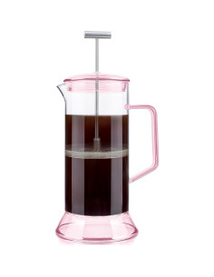 Prensa de Té Teabloom Toulouse 700 mL Vidrio Borosilicato Rosa 2
