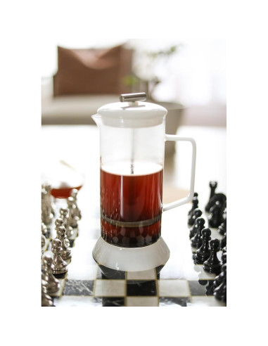 Prensa de Té Teabloom Toulouse 700 mL Vidrio Borosilicato Rosa