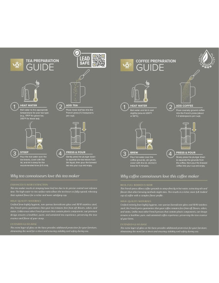 Prensa de Té Teabloom Toulouse 700 mL Vidrio Borosilicato Rosa