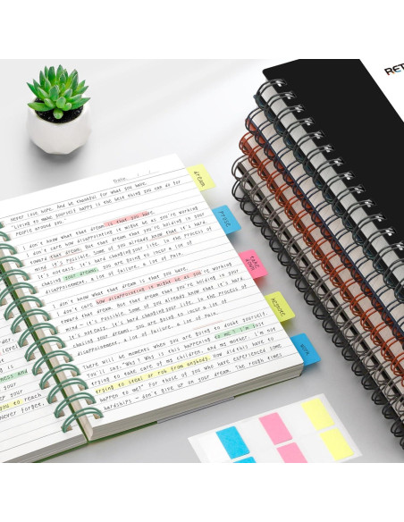 Cuaderno Espiral RETTACY A4 300 Páginas Rayas Universitarias