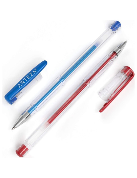 Bolígrafos de Gel Metálicos ARTEZA - 14 Colores con Agarre Triangular