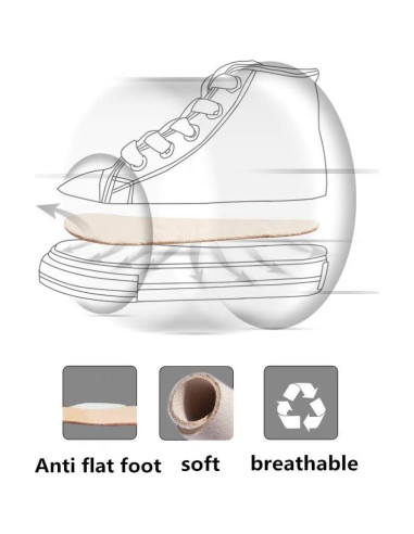 Plantillas para zapatos niños Nument Albaricoque 22.6 cm