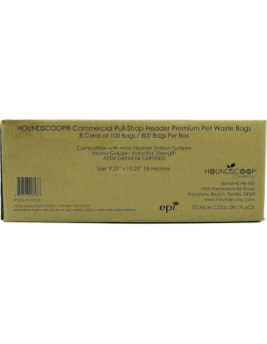 Bolsas de Desechos de Mascotas HOUNDSCOOP 800 Cuento XL