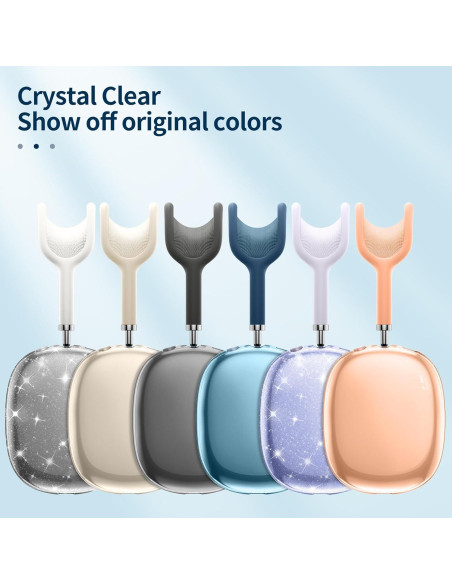 Funda Protectora FINTIE para AirPods Max TPU Transparente