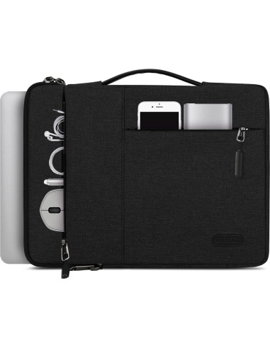 Funda para Laptop Lubardy 13.3-14 Pulgadas Negra Impermeable