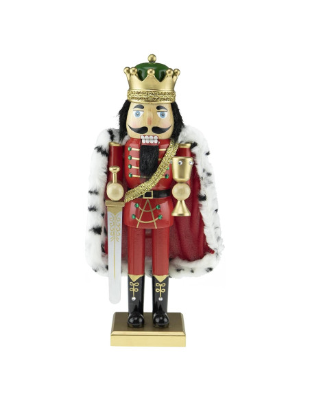 Cascanueces de Madera Rey Arturo 35.56 cm Clever Creations