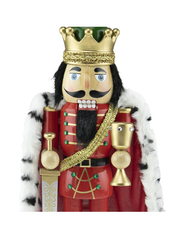 Cascanueces de Madera Rey Arturo 35.56 cm Clever Creations