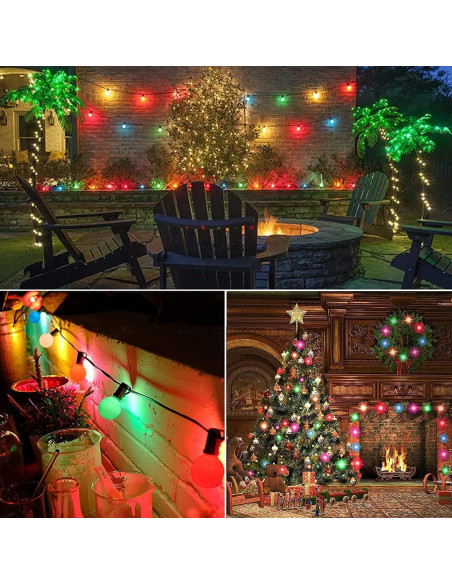 Bombillas G40 Multicolor Goothy 25 Paquete 5W E12