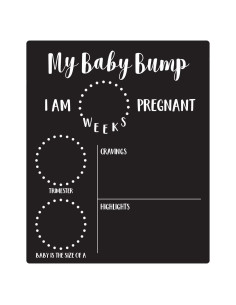 Cartel de Borrado en Seco Canopy Street 25.4x30.48 cm Embarazo