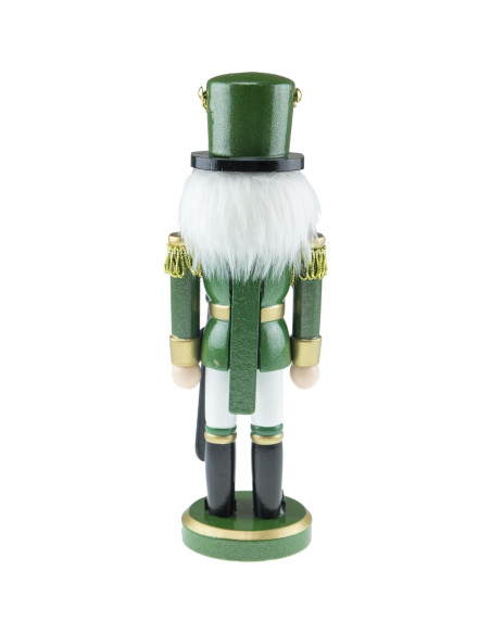 Cascanueces de Madera Verde Clever Creations 26 cm Tradicional