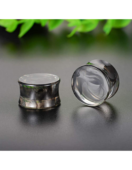 Set de 2 Pares de Tapones de Oído Acrílico COOEAR 00g (10mm)