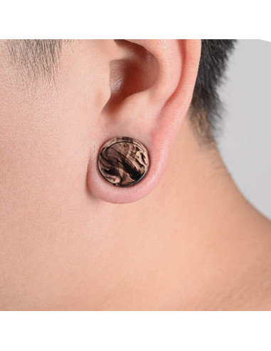 Set de 2 Pares de Tapones de Oído Acrílico COOEAR 00g (10mm)