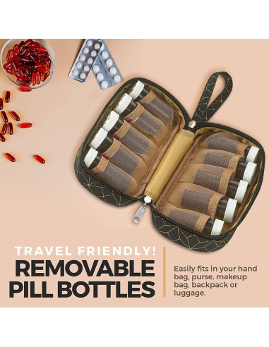 Organizador de Pastillas MEDca - Estuche con 20 Botellas Semanal