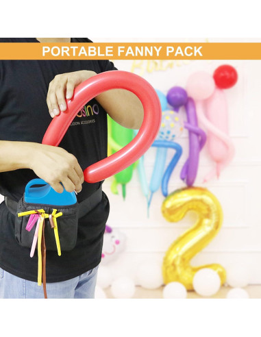 Inflador de Globos Eléctrico Consfly Portátil 12W Batería 2h